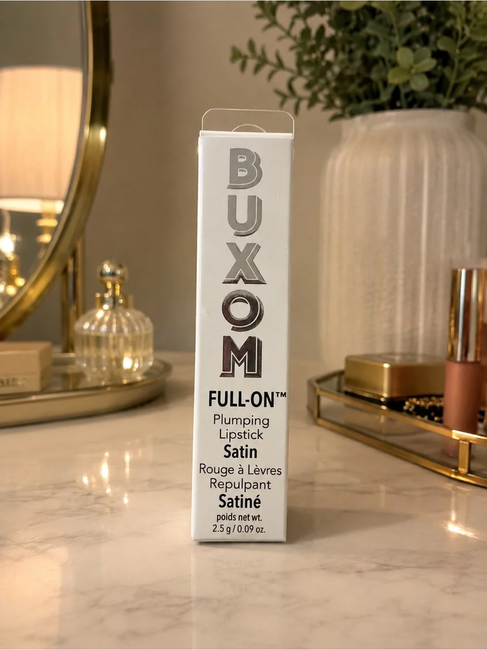 Buxom Satin Full-On Plumping Lipstick Skin Tease